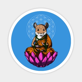 Hamster Mouse Buddha Magnet